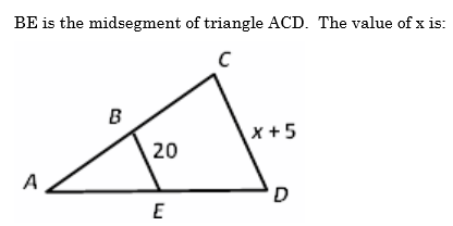 A 5 B C 35 D 40 Wyzant Ask An Expert